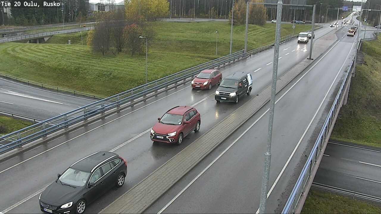 Weather Camera Image Road 20 Oulu, Rusko, Oulu, Pohjois-Pohjanmaa
