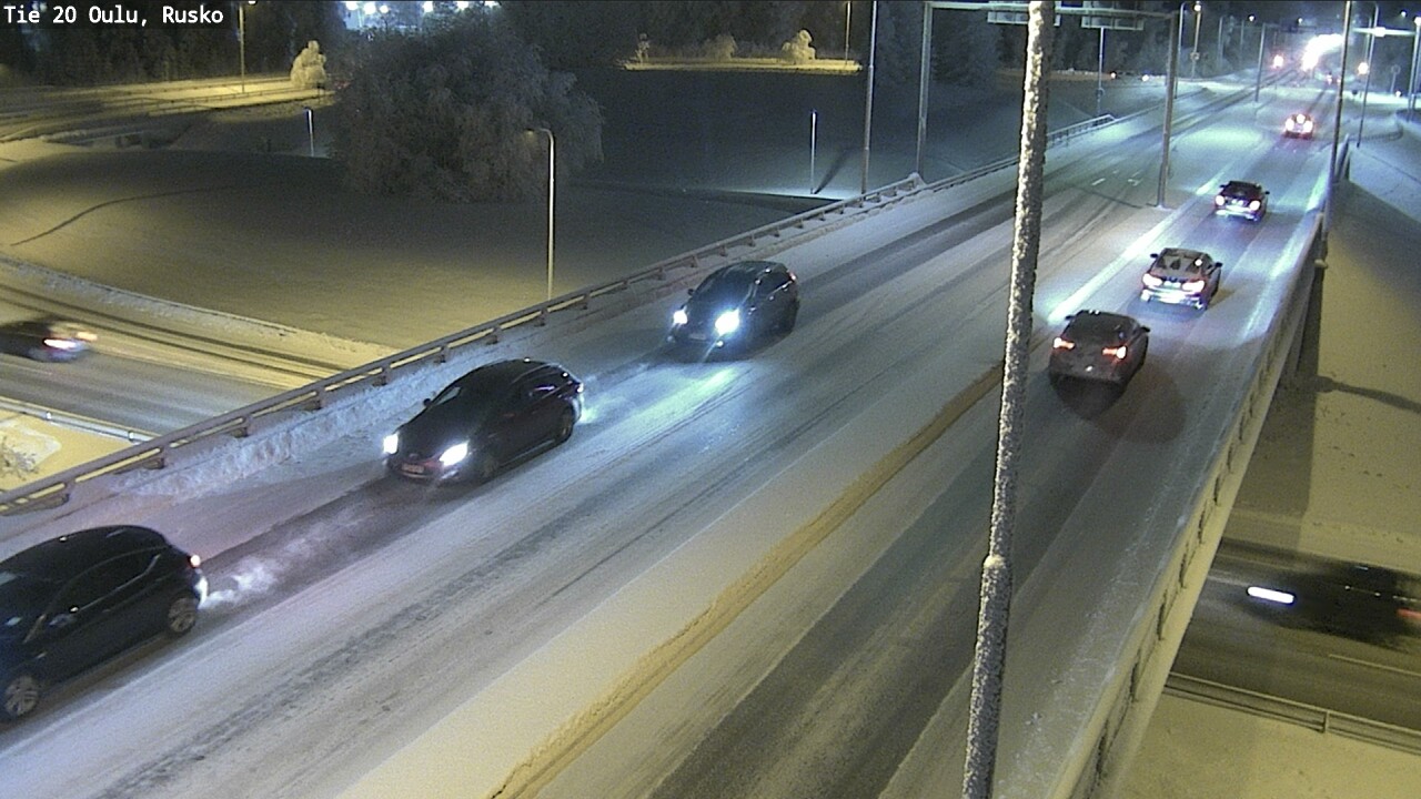 Weather Camera Image Road 20 Oulu, Rusko, Oulu, Pohjois-Pohjanmaa