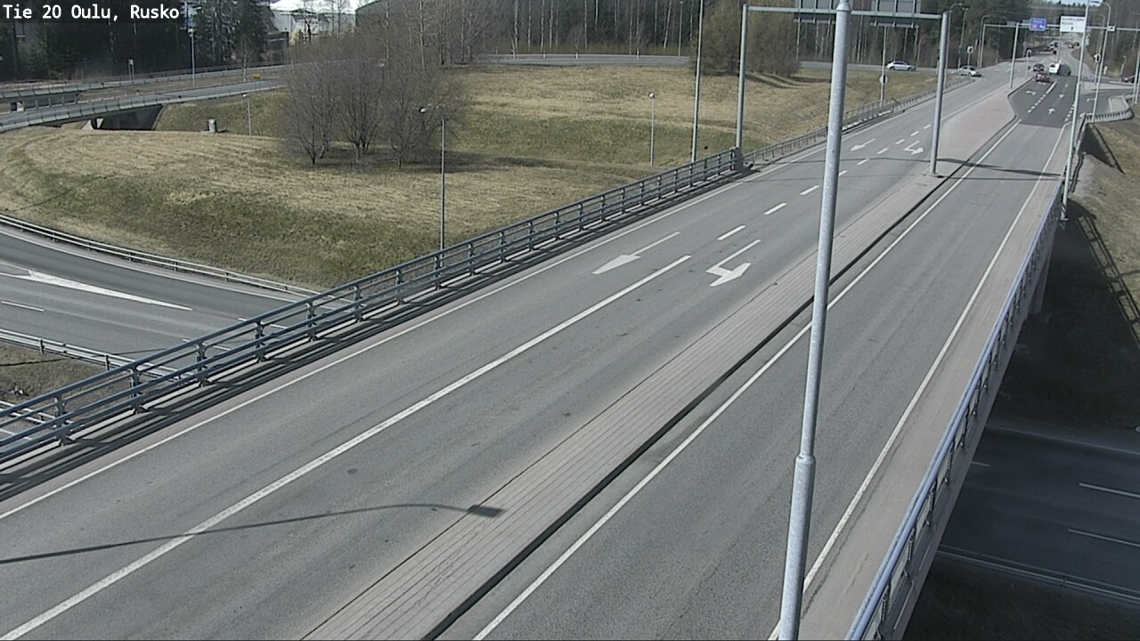 Weather Camera Image Väg 20 Uleåborg, Rusko, Oulu, Pohjois-Pohjanmaa