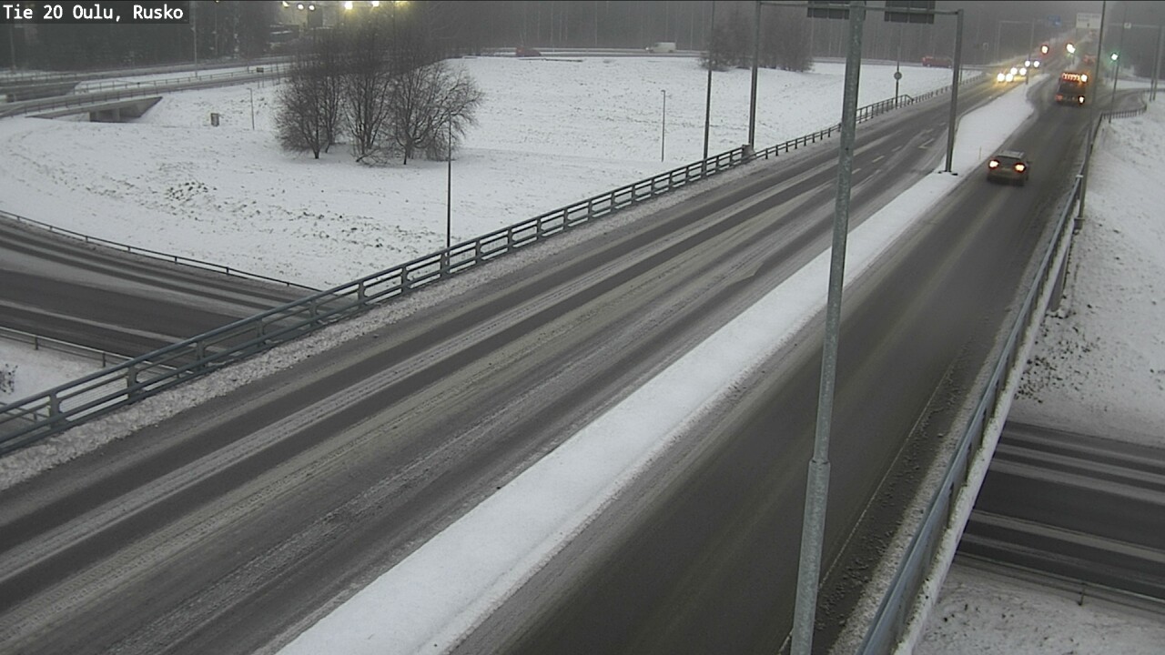 Weather Camera Image Väg 20 Uleåborg, Rusko, Oulu, Pohjois-Pohjanmaa