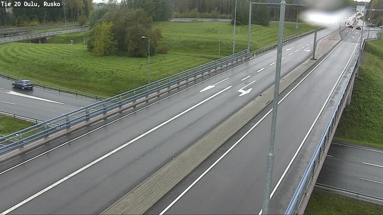 Weather Camera Image Väg 20 Uleåborg, Rusko, Oulu, Pohjois-Pohjanmaa