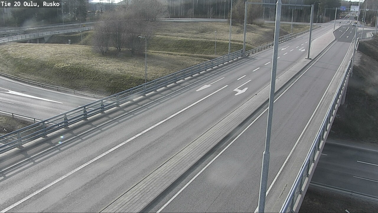 Weather Camera Image Väg 20 Uleåborg, Rusko, Oulu, Pohjois-Pohjanmaa