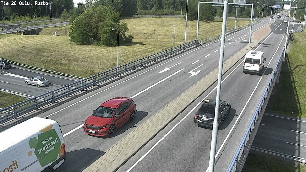 Kelikamerat Kuva Tie 20 Oulu, Rusko, Oulu, Pohjois-Pohjanmaa