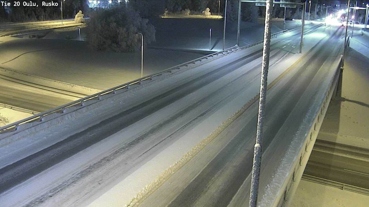 Weather Camera Image Road 20 Oulu, Rusko, Oulu, Pohjois-Pohjanmaa