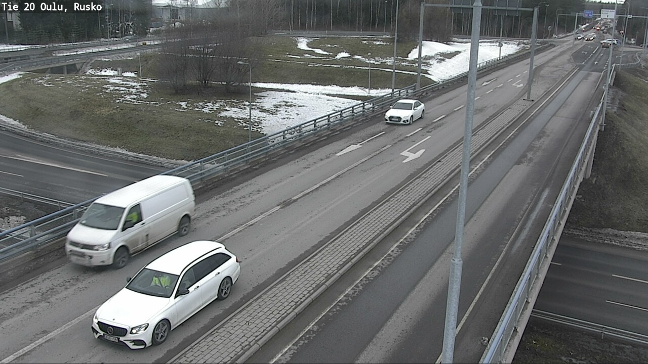 Weather Camera Image Väg 20 Uleåborg, Rusko, Oulu, Pohjois-Pohjanmaa