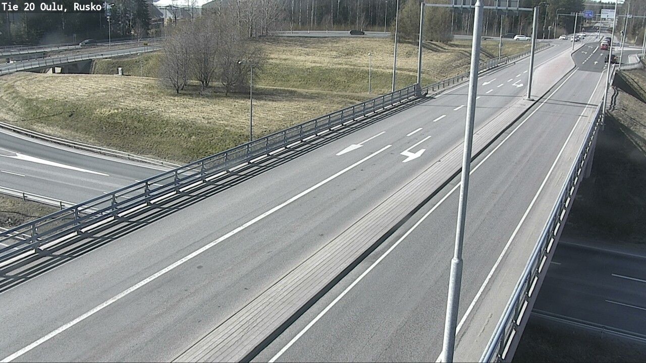 Weather Camera Image Väg 20 Uleåborg, Rusko, Oulu, Pohjois-Pohjanmaa