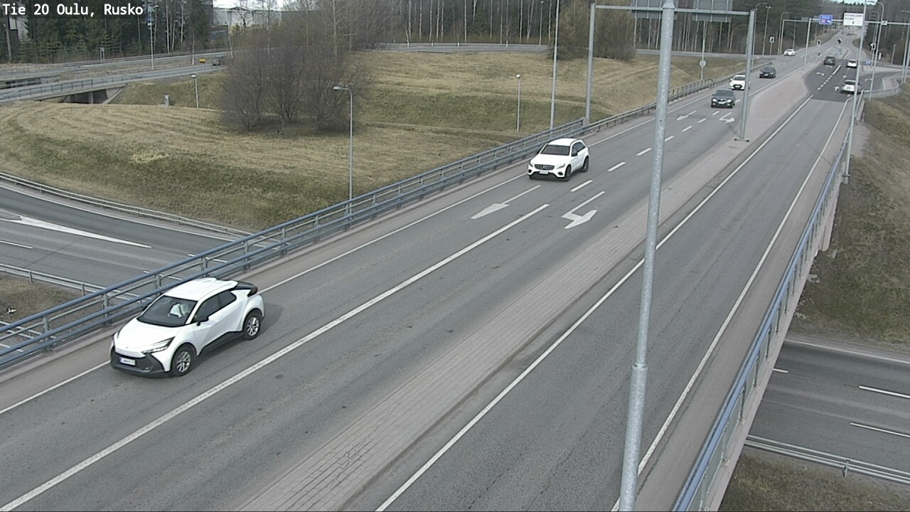 Weather Camera Image Väg 20 Uleåborg, Rusko, Oulu, Pohjois-Pohjanmaa