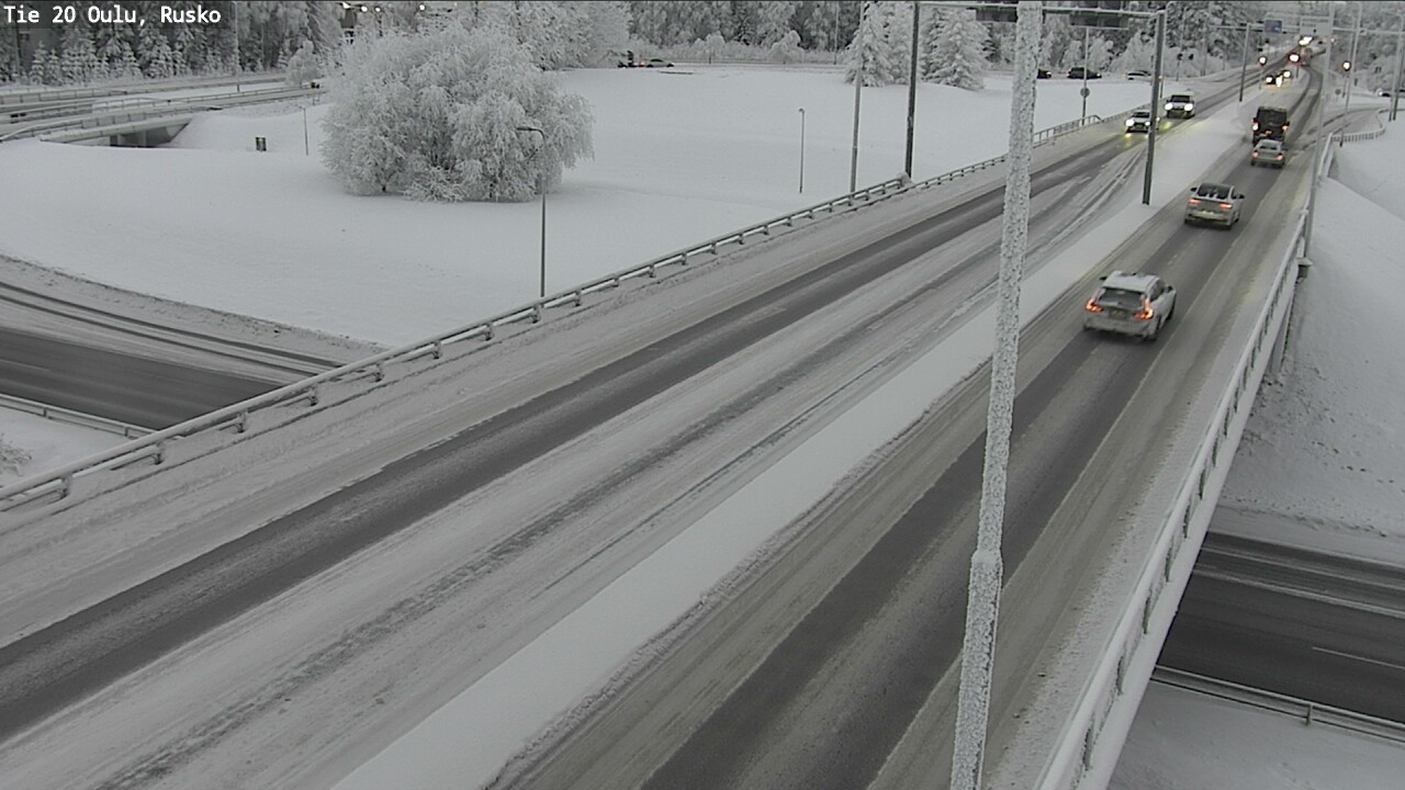 Weather Camera Image Road 20 Oulu, Rusko, Oulu, Pohjois-Pohjanmaa