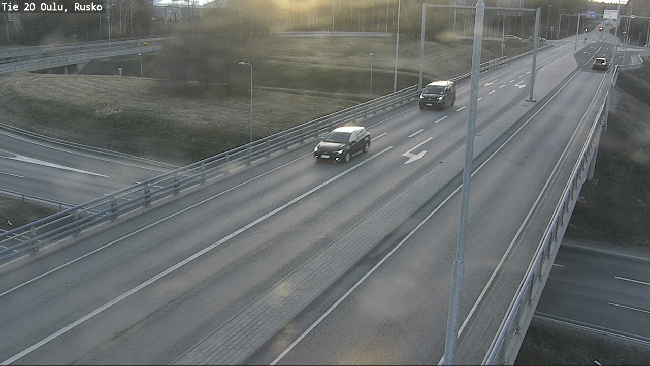 Weather Camera Image Väg 20 Uleåborg, Rusko, Oulu, Pohjois-Pohjanmaa