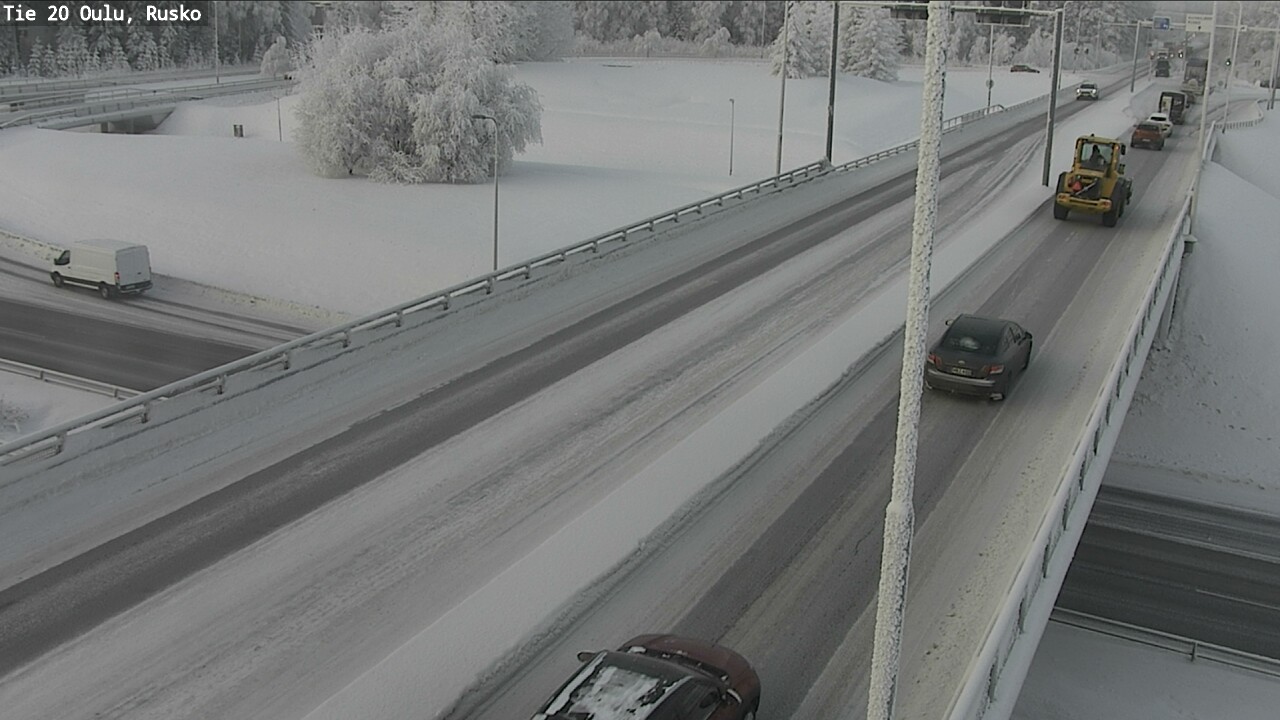 Weather Camera Image Road 20 Oulu, Rusko, Oulu, Pohjois-Pohjanmaa