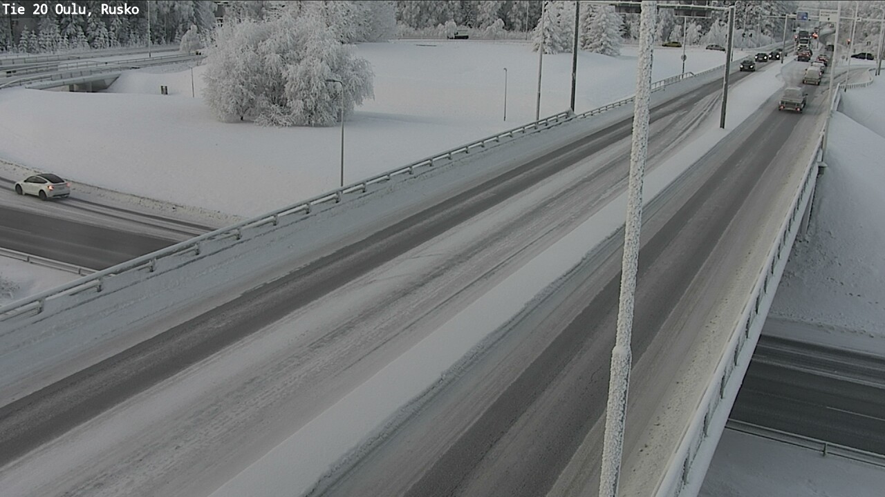 Weather Camera Image Road 20 Oulu, Rusko, Oulu, Pohjois-Pohjanmaa
