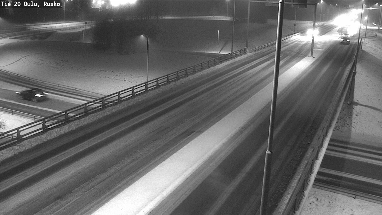 Weather Camera Image Väg 20 Uleåborg, Rusko, Oulu, Pohjois-Pohjanmaa