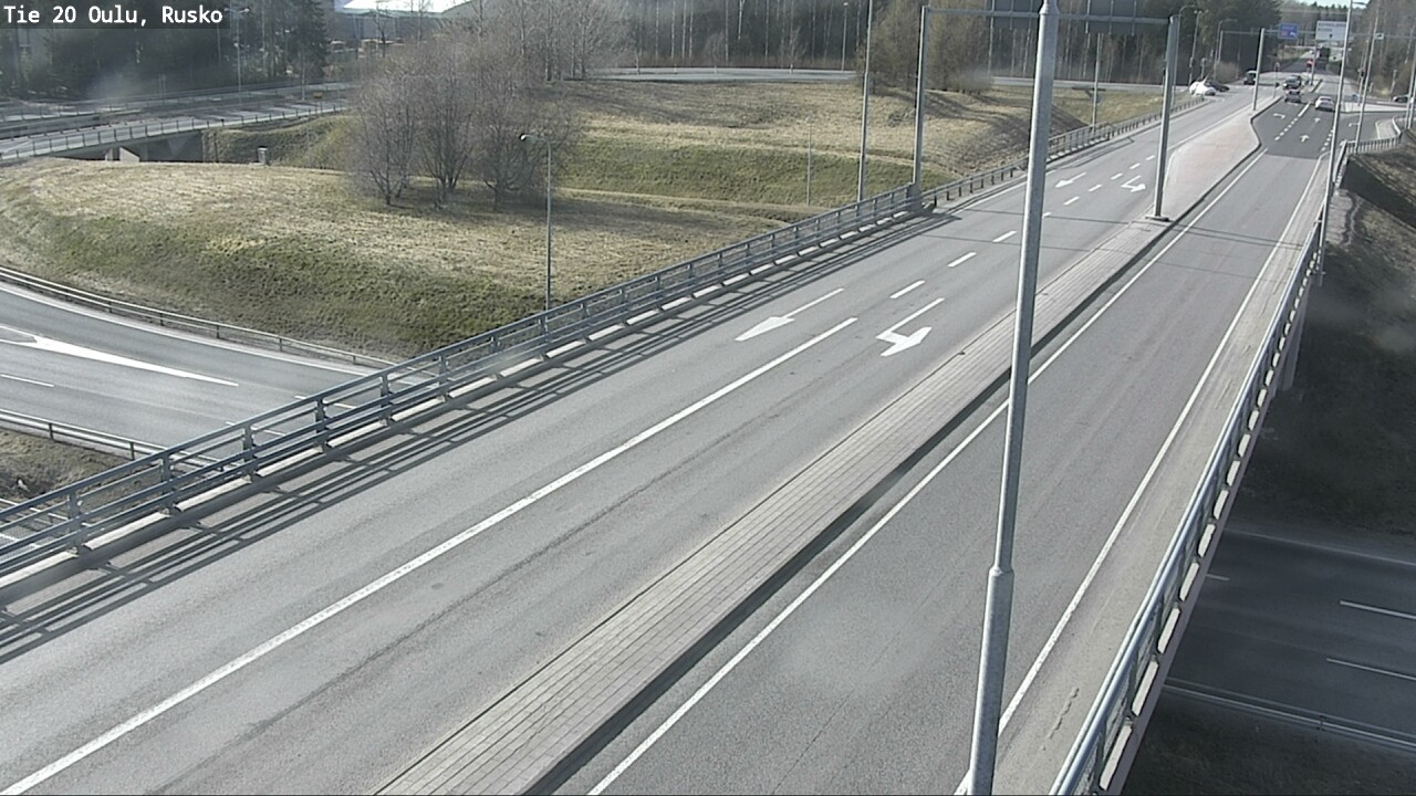 Weather Camera Image Väg 20 Uleåborg, Rusko, Oulu, Pohjois-Pohjanmaa