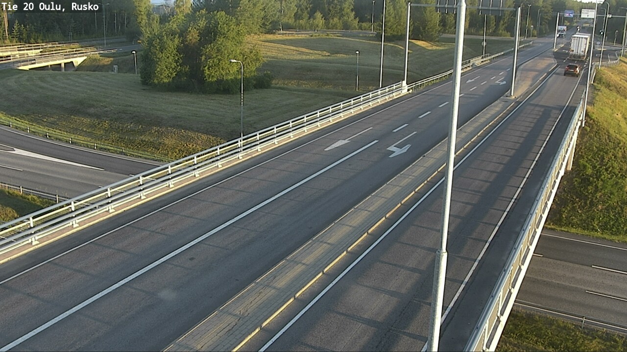 Weather Camera Image Road 20 Oulu, Rusko, Oulu, Pohjois-Pohjanmaa