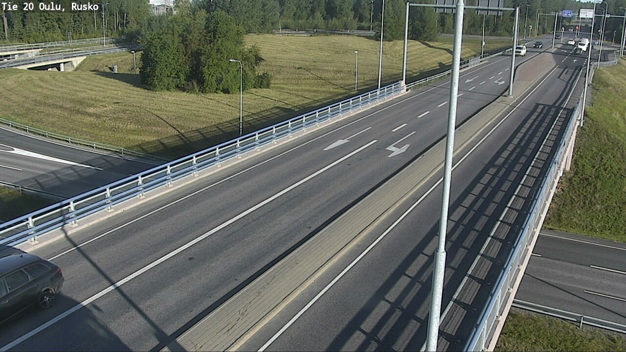 Weather Camera Image Road 20 Oulu, Rusko, Oulu, Pohjois-Pohjanmaa