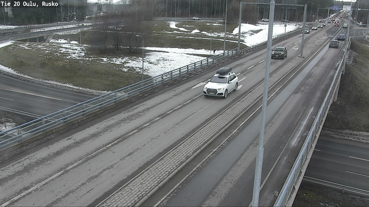 Weather Camera Image Väg 20 Uleåborg, Rusko, Oulu, Pohjois-Pohjanmaa