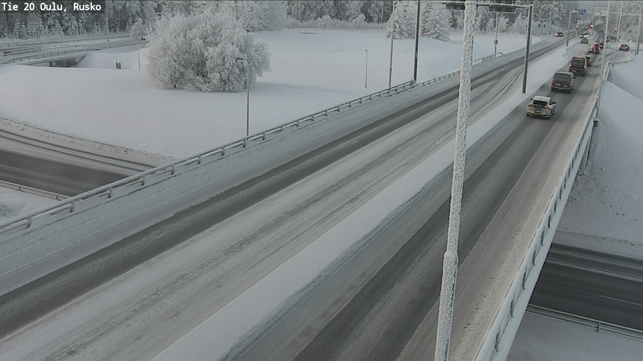 Weather Camera Image Road 20 Oulu, Rusko, Oulu, Pohjois-Pohjanmaa