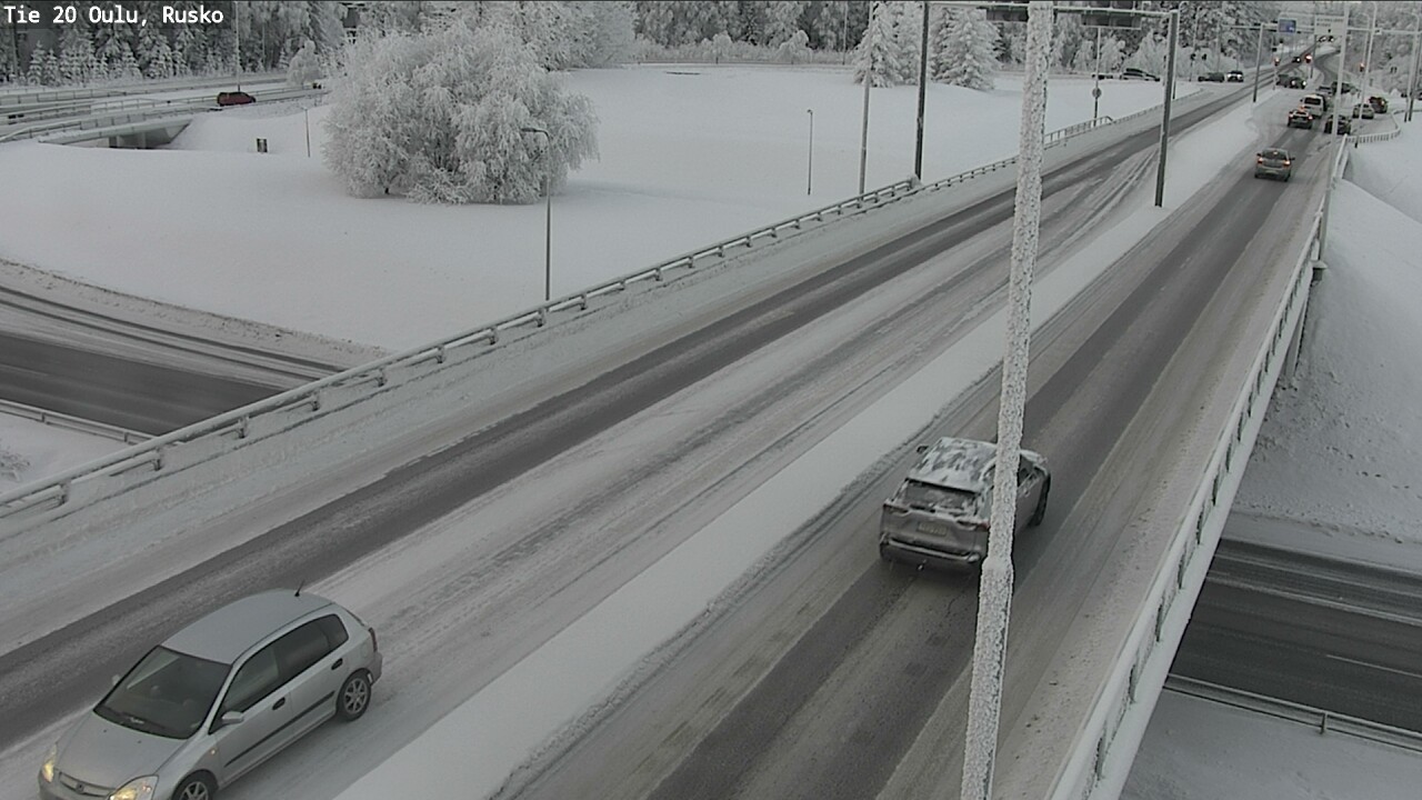 Weather Camera Image Road 20 Oulu, Rusko, Oulu, Pohjois-Pohjanmaa