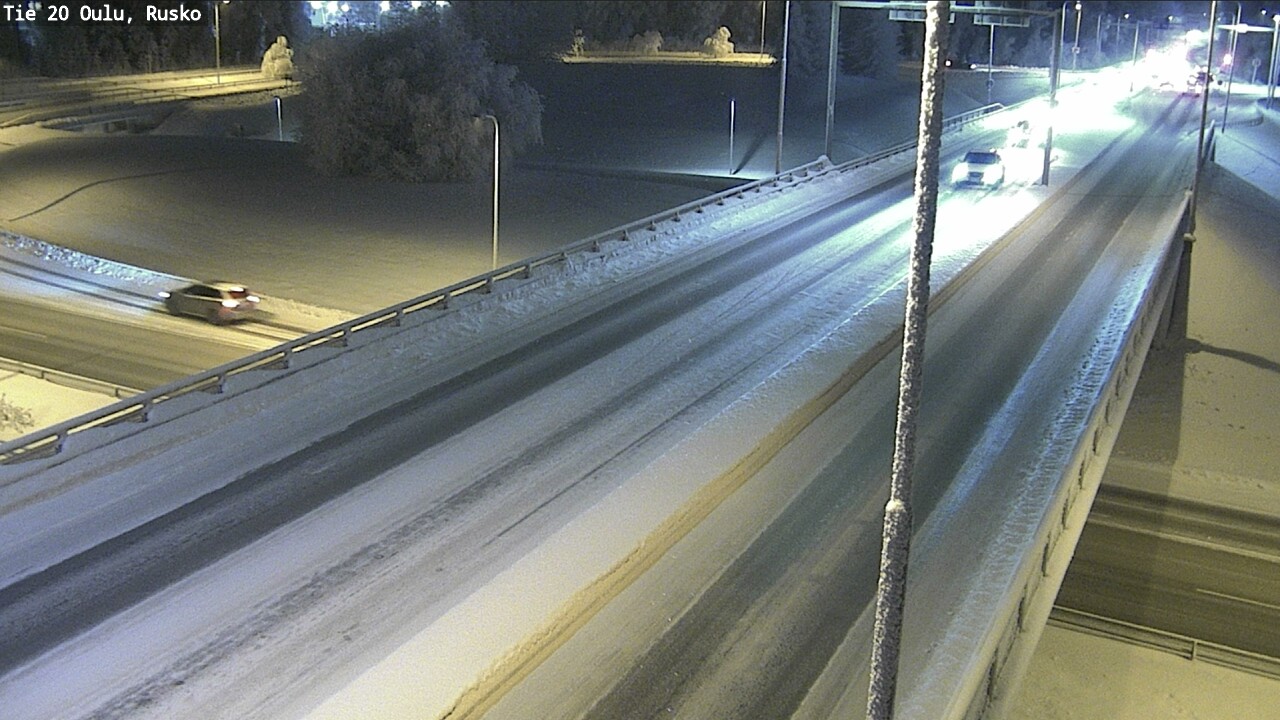 Weather Camera Image Road 20 Oulu, Rusko, Oulu, Pohjois-Pohjanmaa