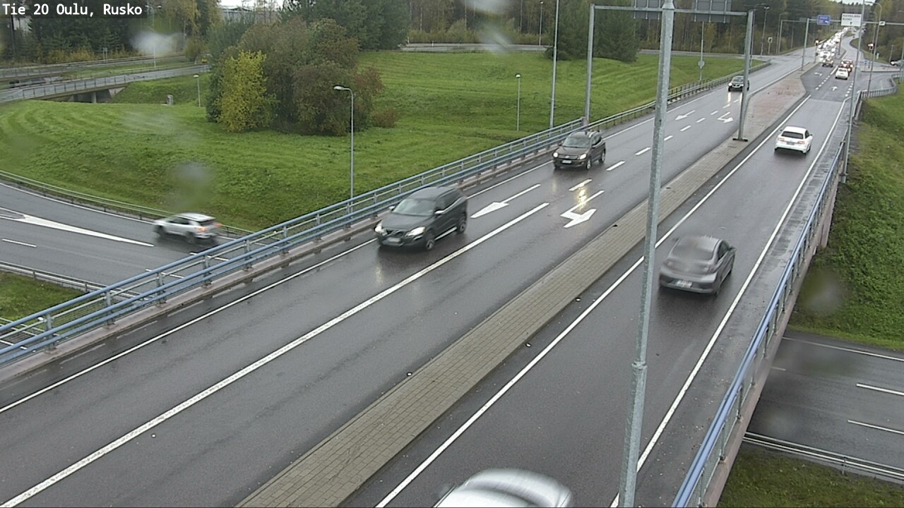 Weather Camera Image Väg 20 Uleåborg, Rusko, Oulu, Pohjois-Pohjanmaa