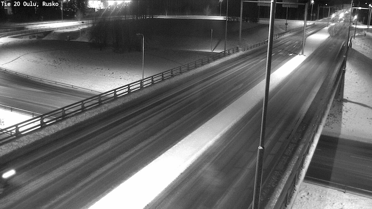 Weather Camera Image Road 20 Oulu, Rusko, Oulu, Pohjois-Pohjanmaa