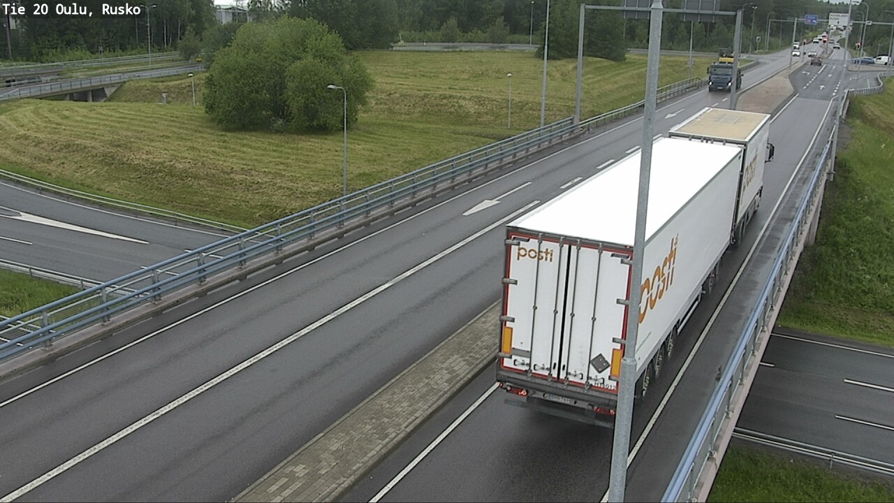 Weather Camera Image Väg 20 Uleåborg, Rusko, Oulu, Pohjois-Pohjanmaa