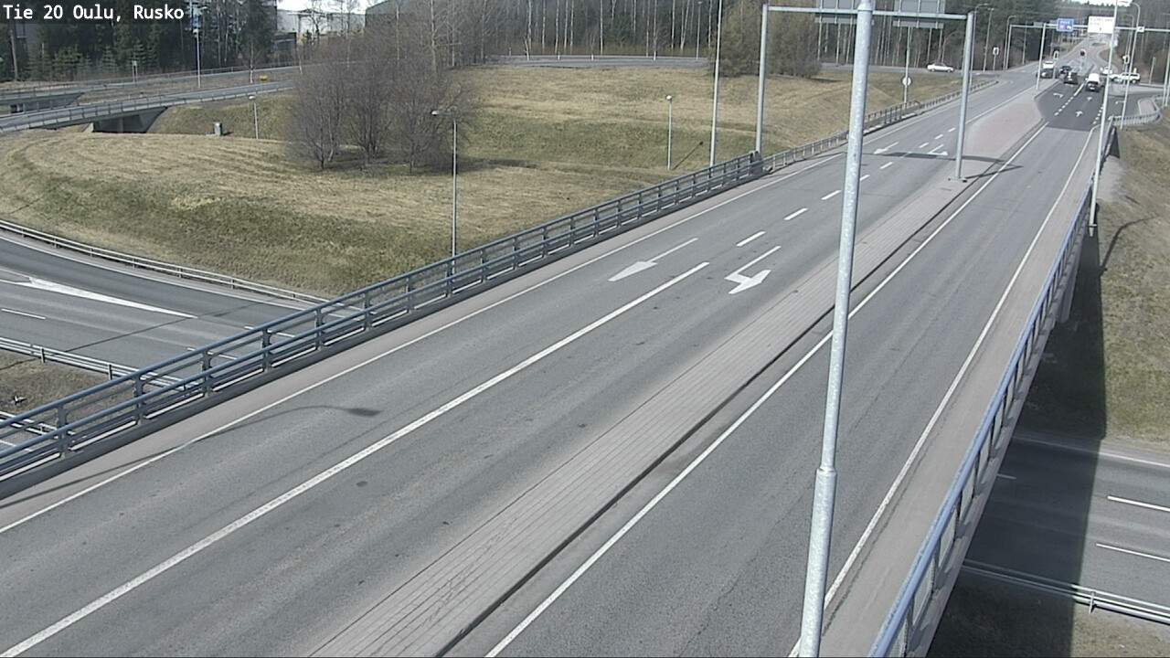 Weather Camera Image Väg 20 Uleåborg, Rusko, Oulu, Pohjois-Pohjanmaa