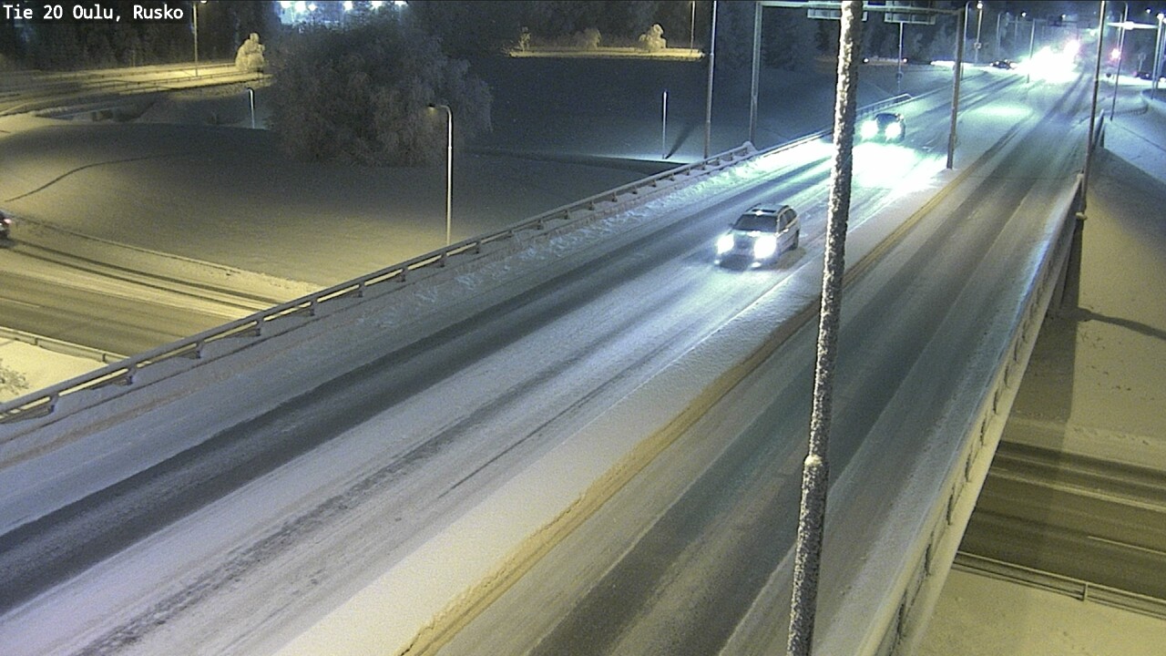 Weather Camera Image Road 20 Oulu, Rusko, Oulu, Pohjois-Pohjanmaa