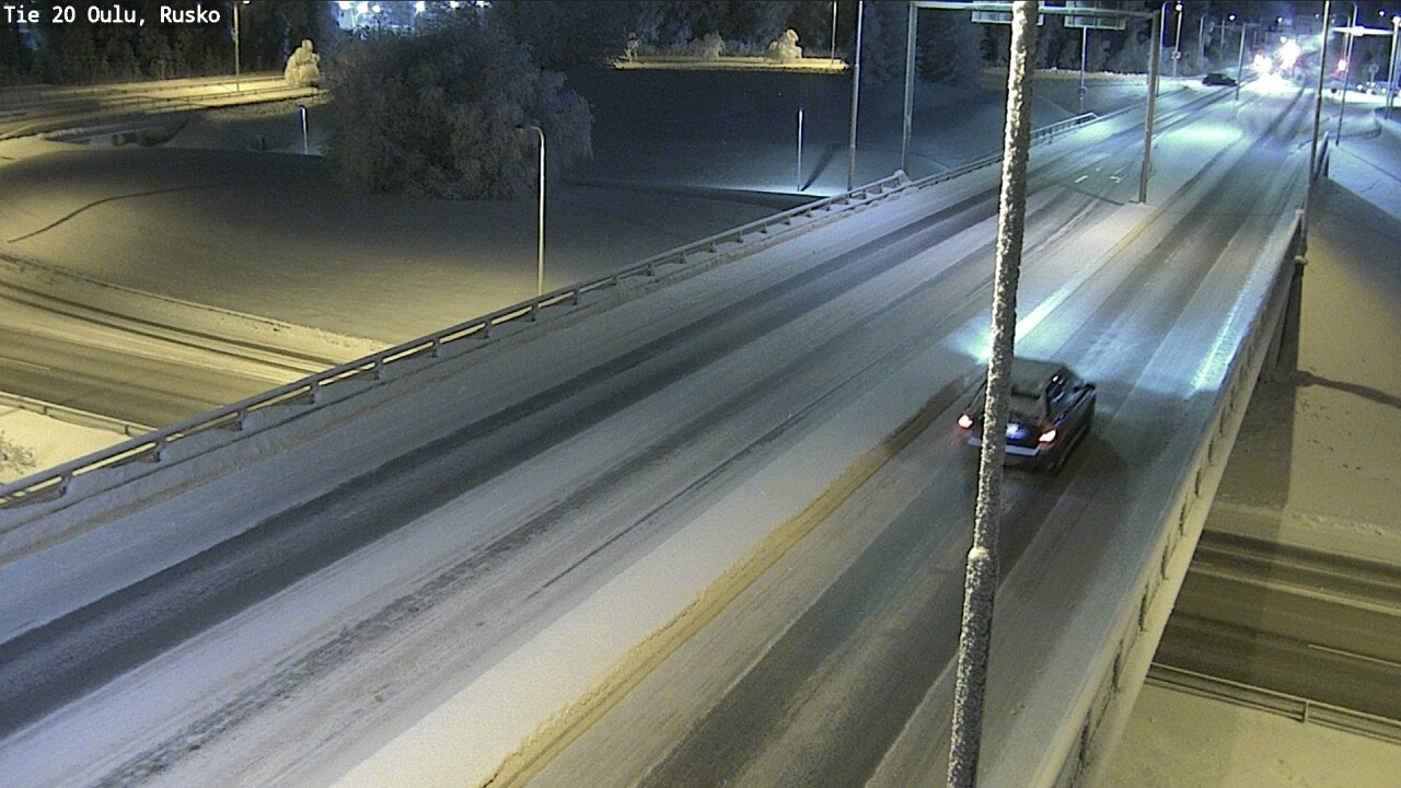 Weather Camera Image Road 20 Oulu, Rusko, Oulu, Pohjois-Pohjanmaa