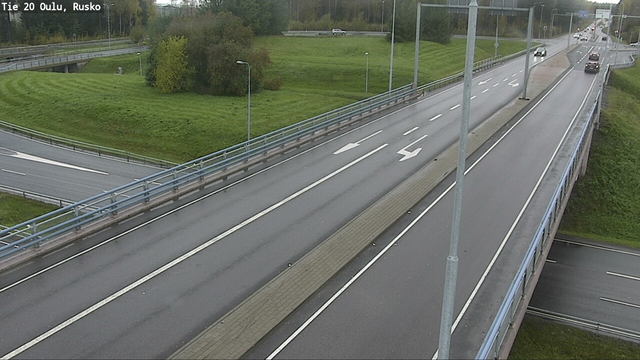 Weather Camera Image Väg 20 Uleåborg, Rusko, Oulu, Pohjois-Pohjanmaa