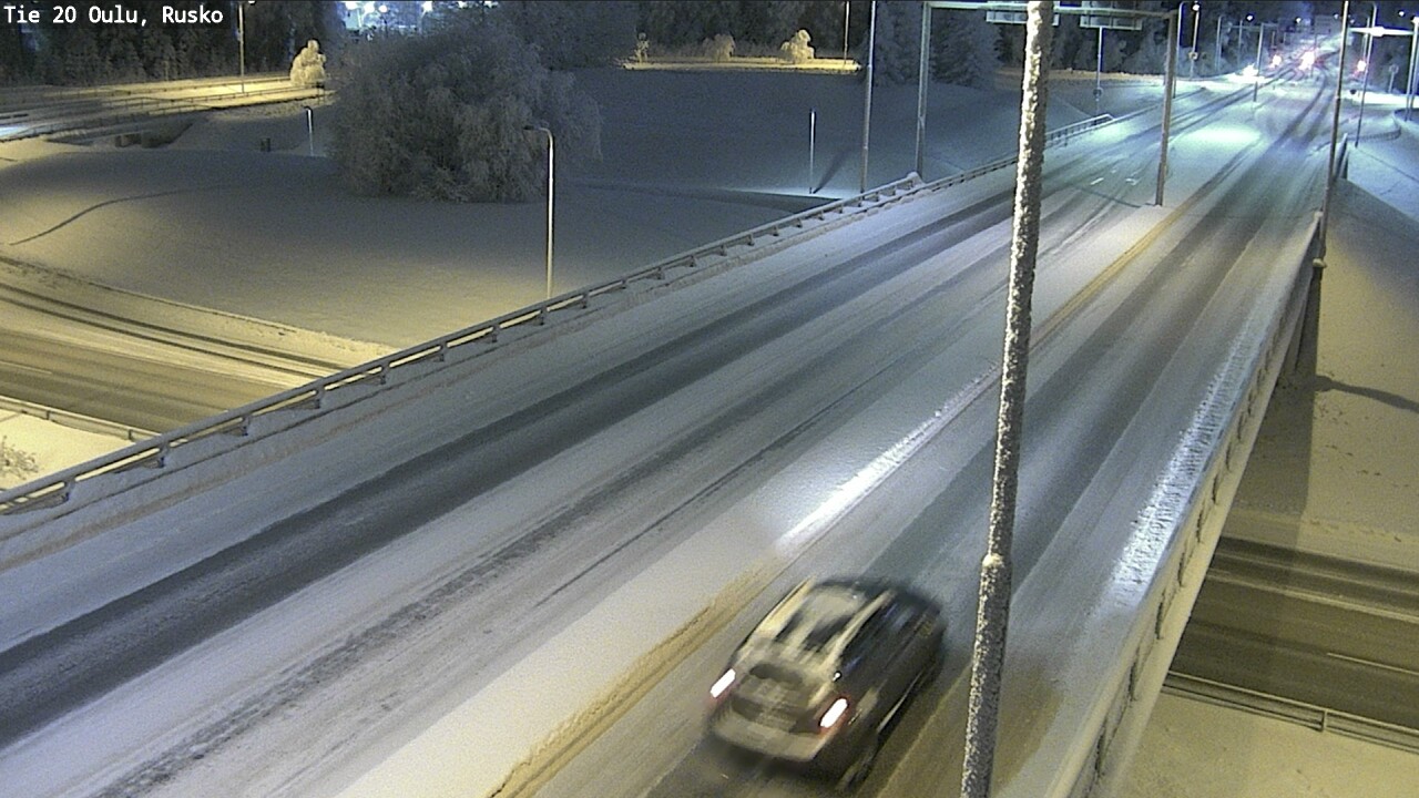 Weather Camera Image Road 20 Oulu, Rusko, Oulu, Pohjois-Pohjanmaa