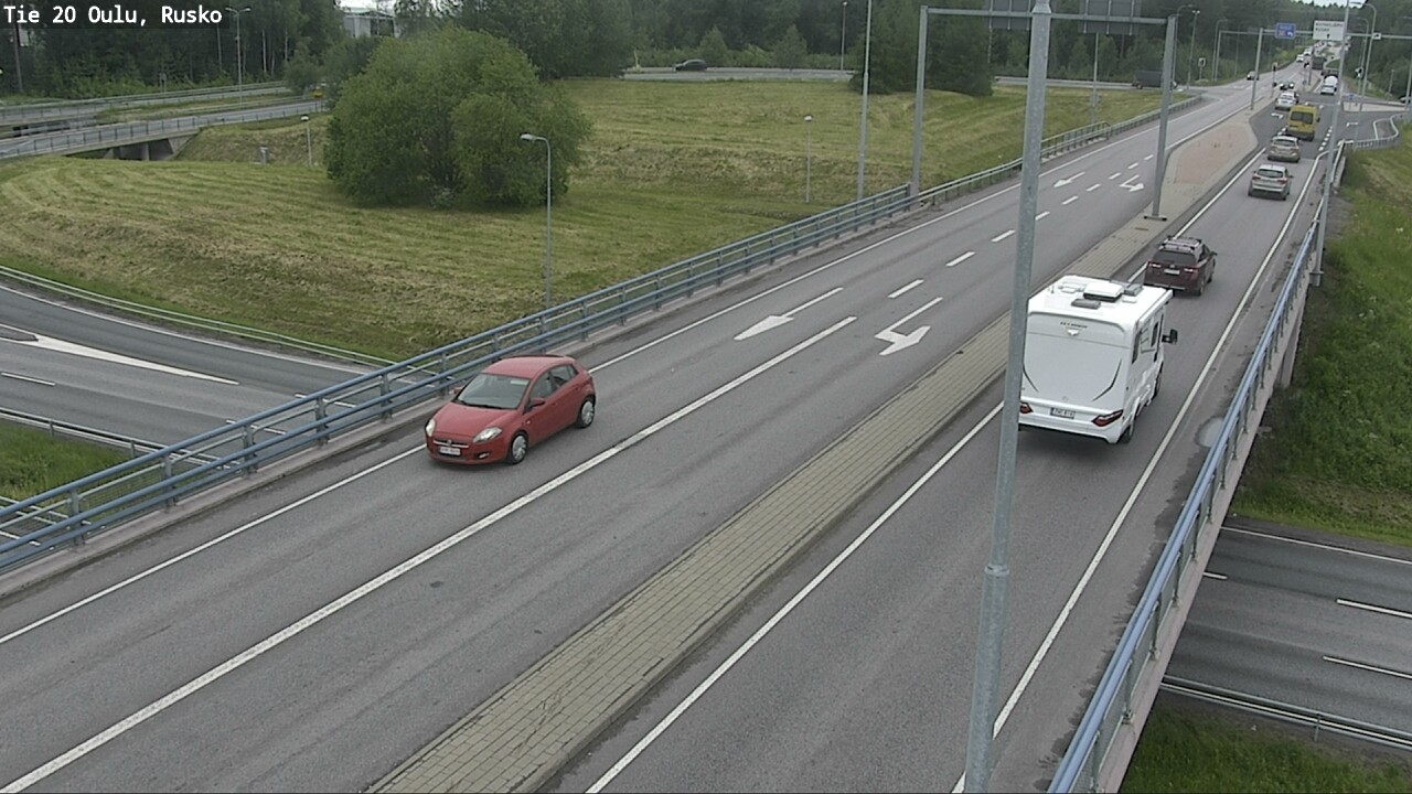 Weather Camera Image Road 20 Oulu, Rusko, Oulu, Pohjois-Pohjanmaa