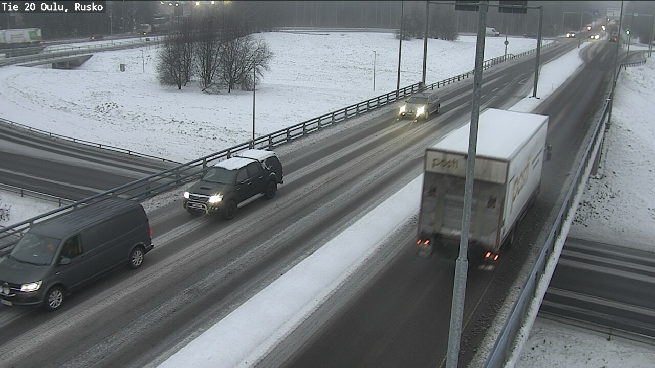 Weather Camera Image Väg 20 Uleåborg, Rusko, Oulu, Pohjois-Pohjanmaa