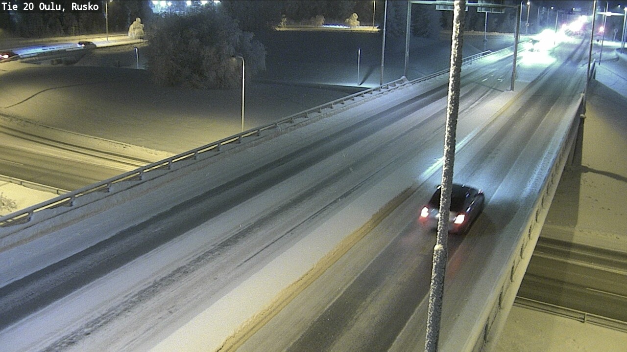Weather Camera Image Road 20 Oulu, Rusko, Oulu, Pohjois-Pohjanmaa