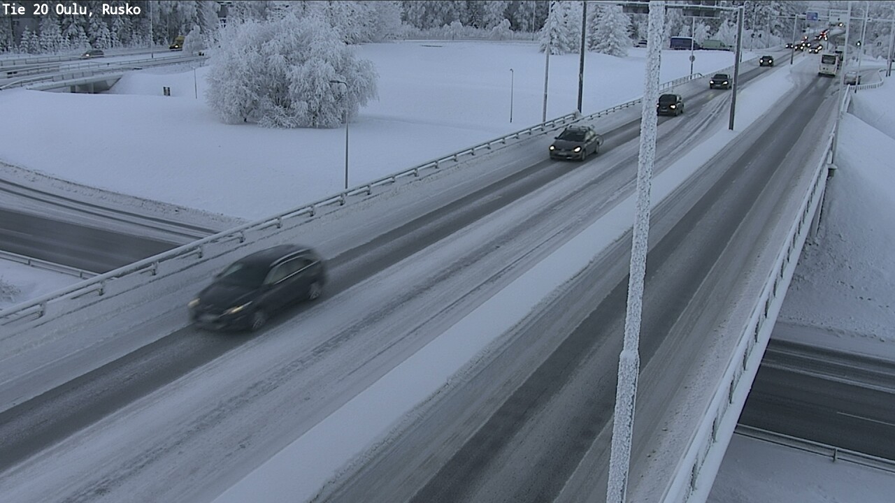 Weather Camera Image Road 20 Oulu, Rusko, Oulu, Pohjois-Pohjanmaa