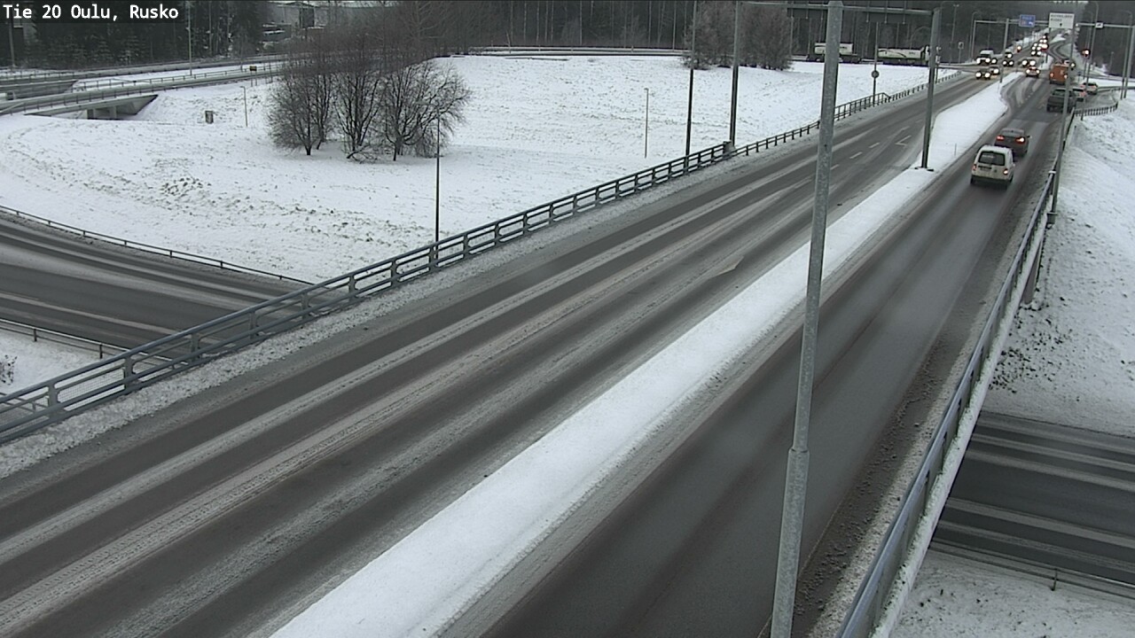 Weather Camera Image Road 20 Oulu, Rusko, Oulu, Pohjois-Pohjanmaa
