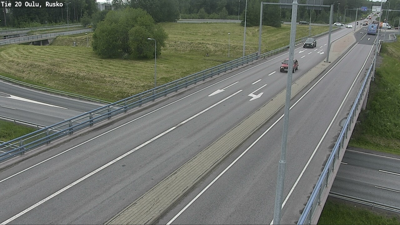 Weather Camera Image Road 20 Oulu, Rusko, Oulu, Pohjois-Pohjanmaa