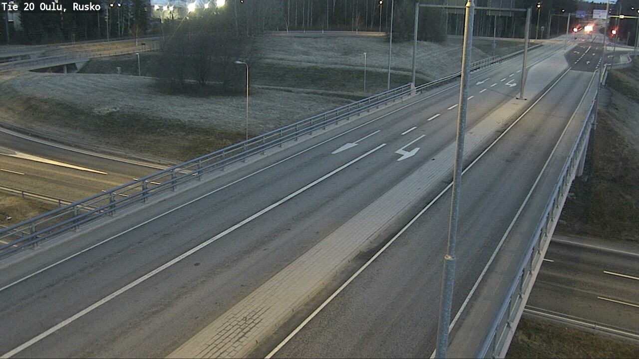 Weather Camera Image Väg 20 Uleåborg, Rusko, Oulu, Pohjois-Pohjanmaa