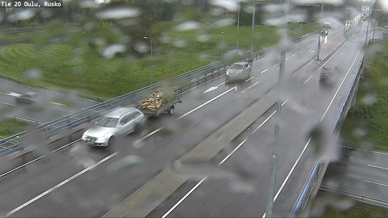 Weather Camera Image Väg 20 Uleåborg, Rusko, Oulu, Pohjois-Pohjanmaa