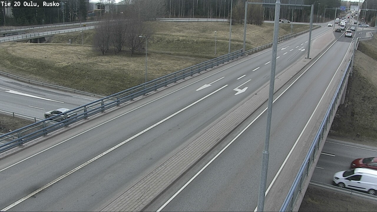 Weather Camera Image Road 20 Oulu, Rusko, Oulu, Pohjois-Pohjanmaa