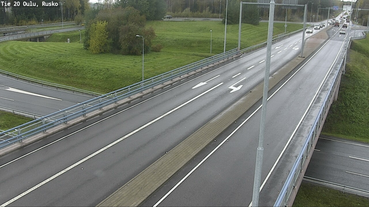 Weather Camera Image Väg 20 Uleåborg, Rusko, Oulu, Pohjois-Pohjanmaa