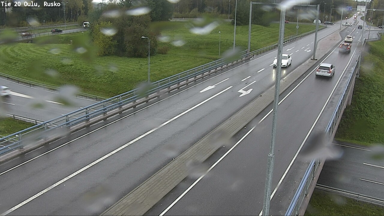Weather Camera Image Väg 20 Uleåborg, Rusko, Oulu, Pohjois-Pohjanmaa