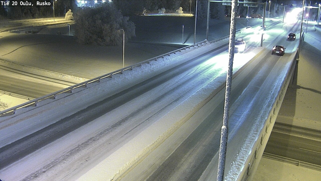 Weather Camera Image Road 20 Oulu, Rusko, Oulu, Pohjois-Pohjanmaa