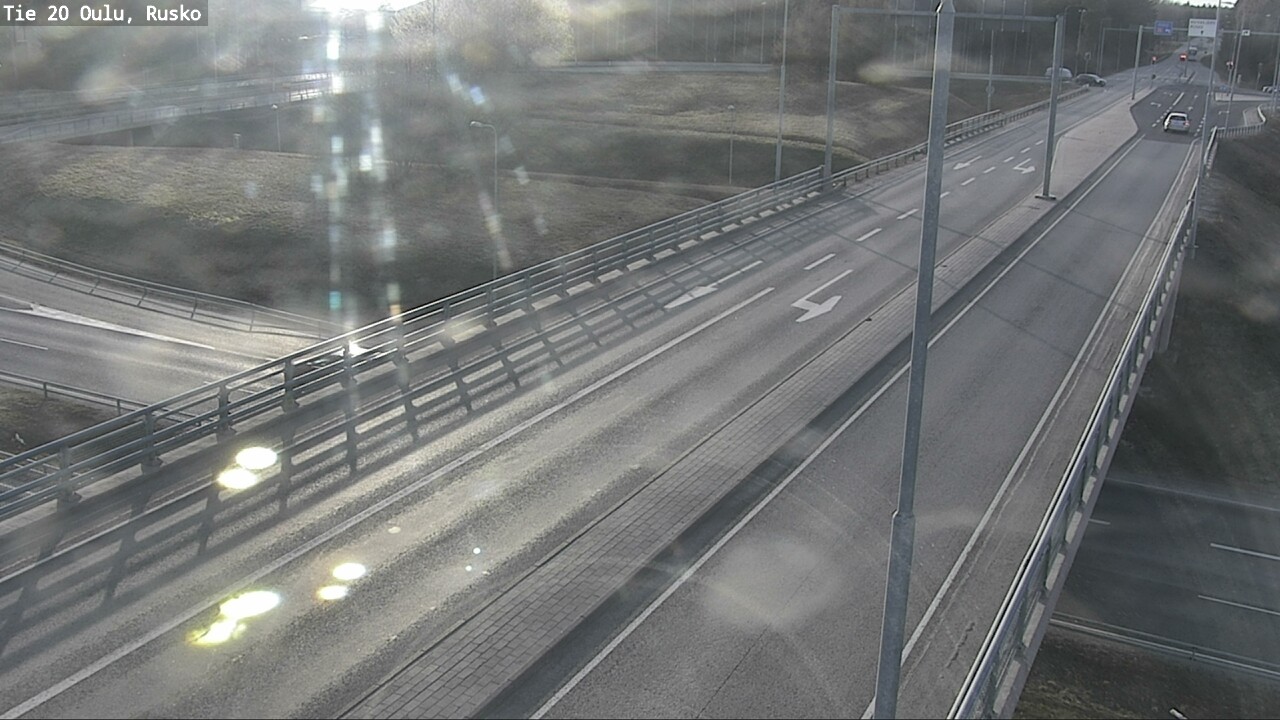 Weather Camera Image Väg 20 Uleåborg, Rusko, Oulu, Pohjois-Pohjanmaa