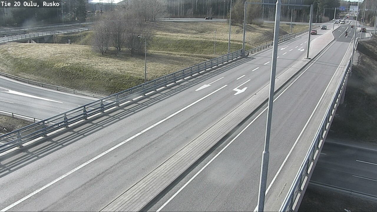 Weather Camera Image Väg 20 Uleåborg, Rusko, Oulu, Pohjois-Pohjanmaa