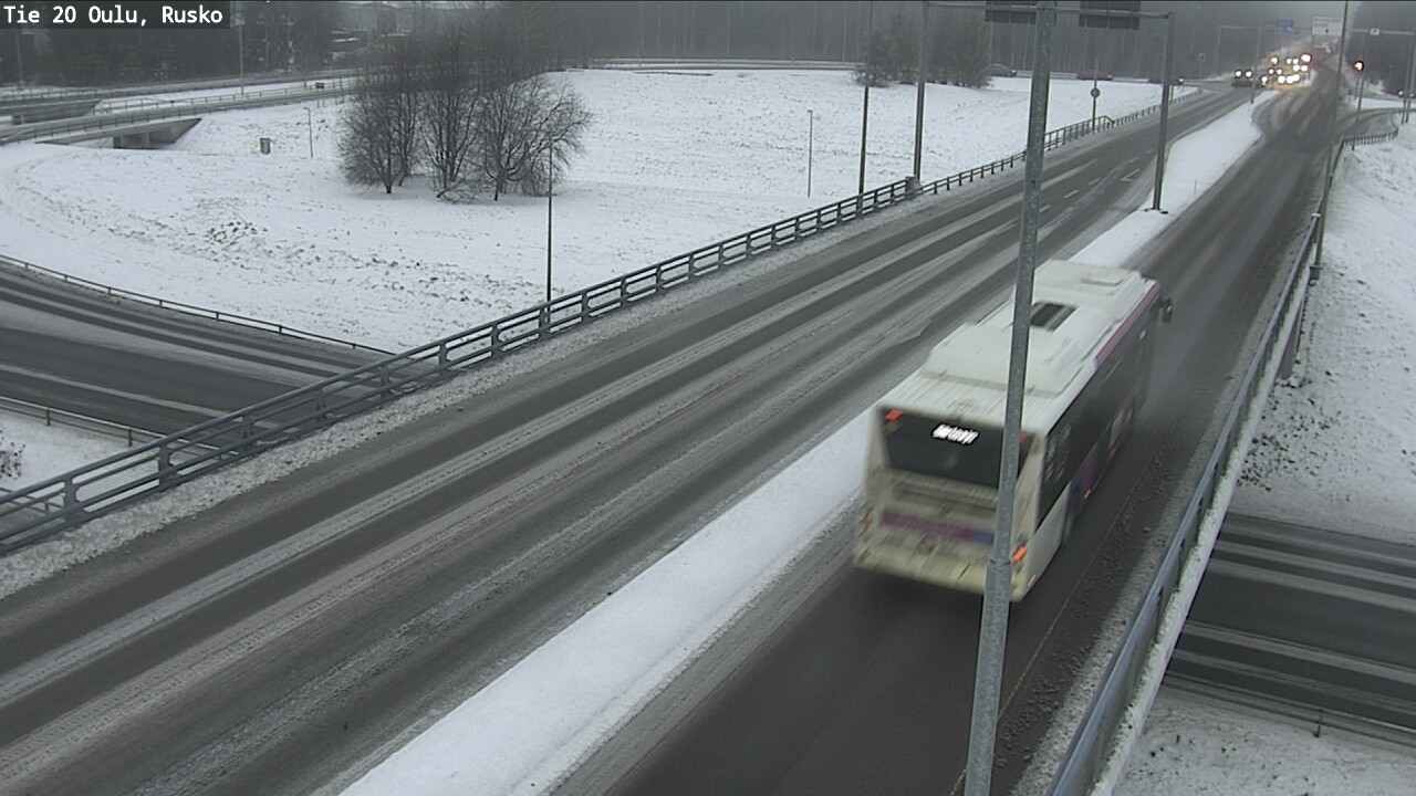Weather Camera Image Väg 20 Uleåborg, Rusko, Oulu, Pohjois-Pohjanmaa
