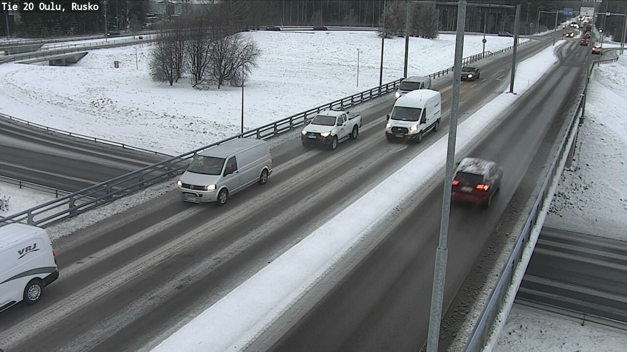 Weather Camera Image Road 20 Oulu, Rusko, Oulu, Pohjois-Pohjanmaa
