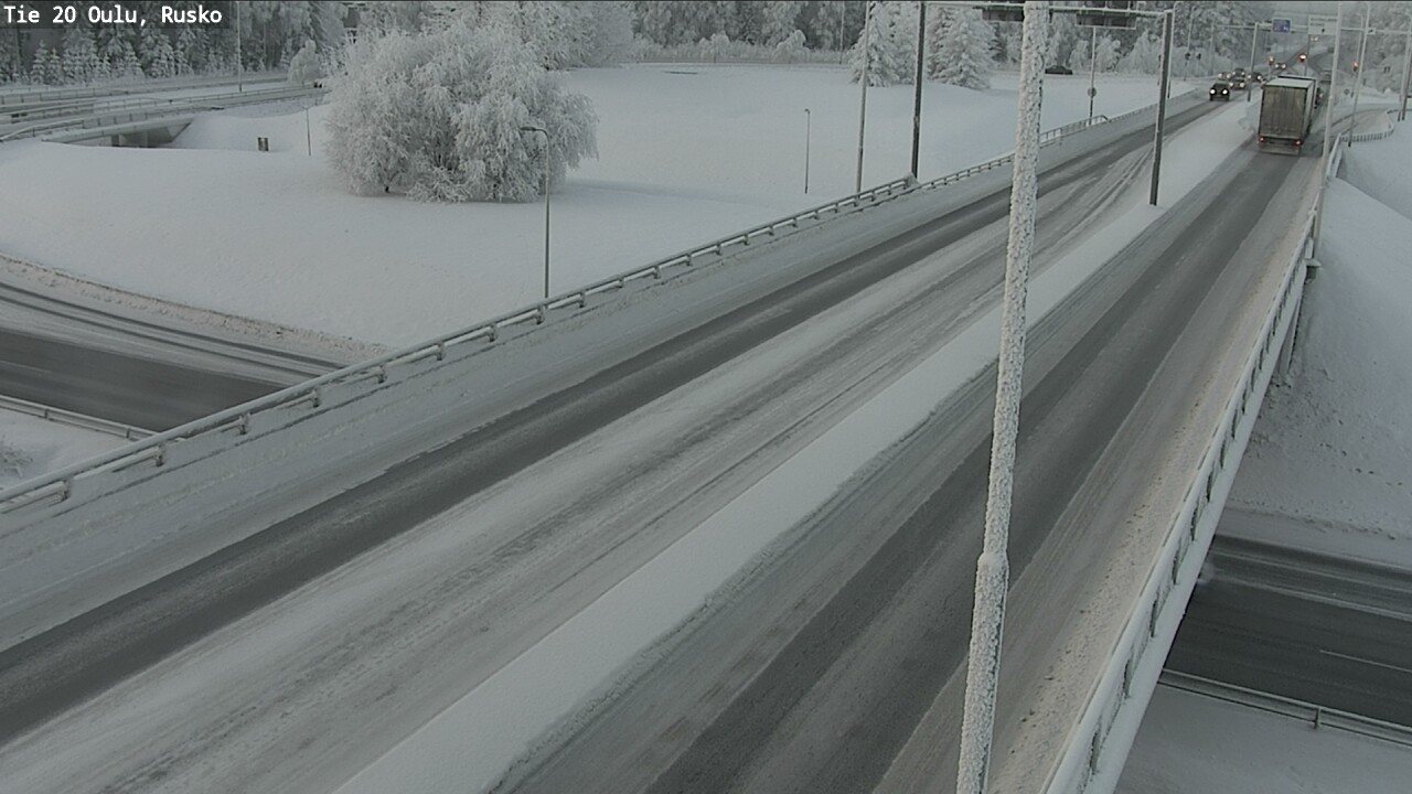 Weather Camera Image Road 20 Oulu, Rusko, Oulu, Pohjois-Pohjanmaa