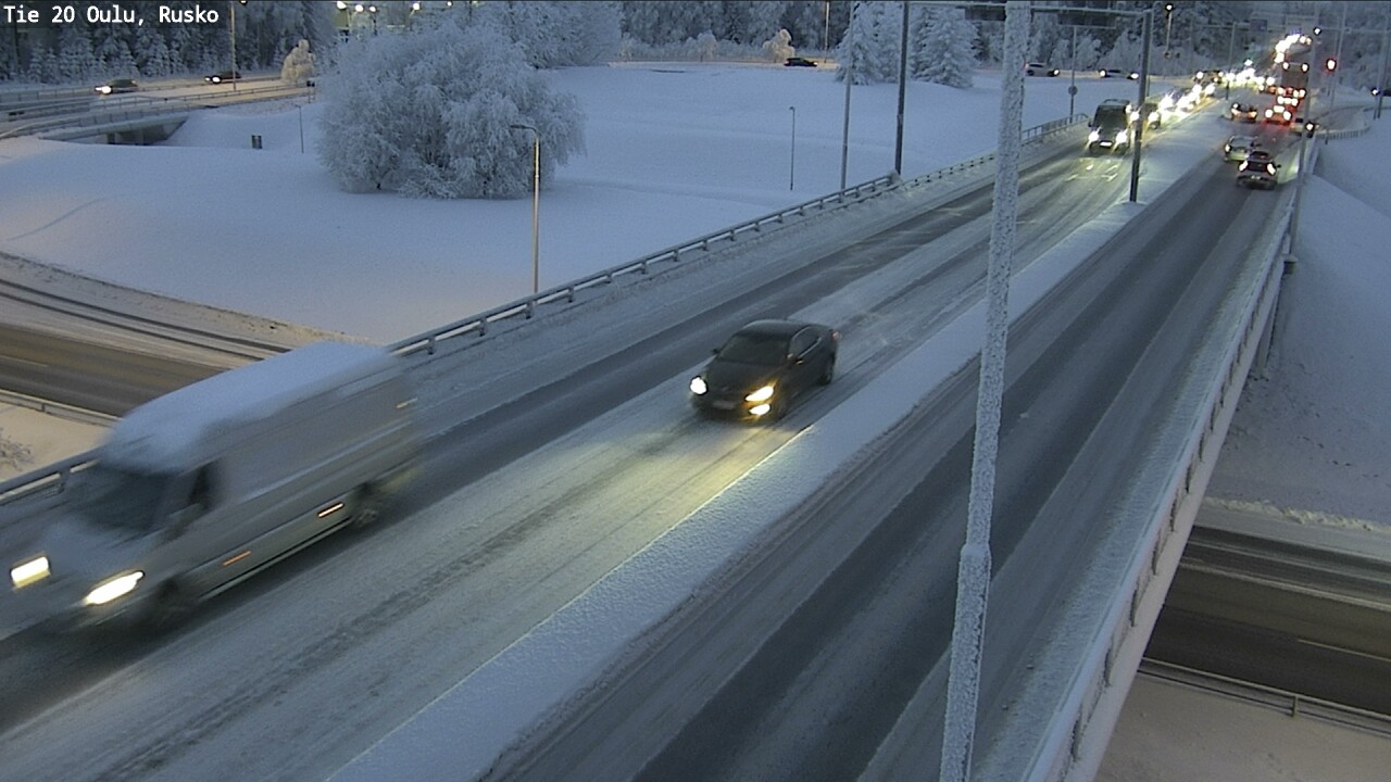 Weather Camera Image Road 20 Oulu, Rusko, Oulu, Pohjois-Pohjanmaa