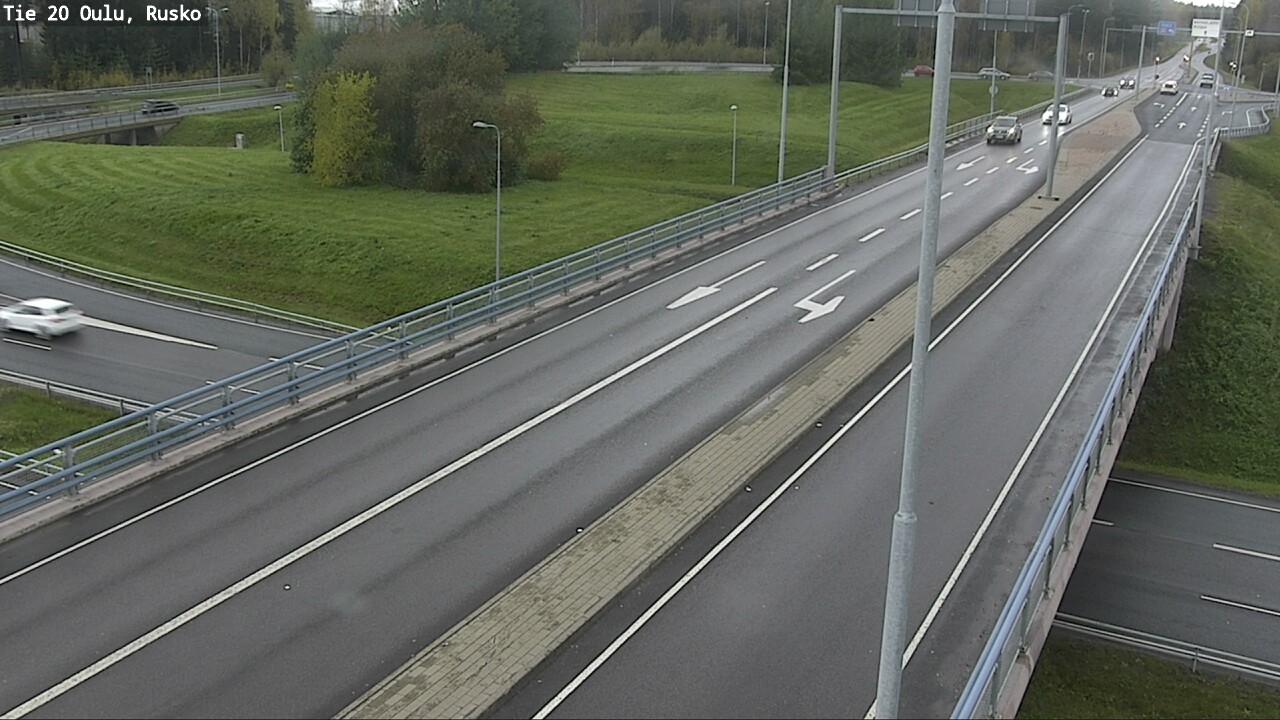 Weather Camera Image Väg 20 Uleåborg, Rusko, Oulu, Pohjois-Pohjanmaa